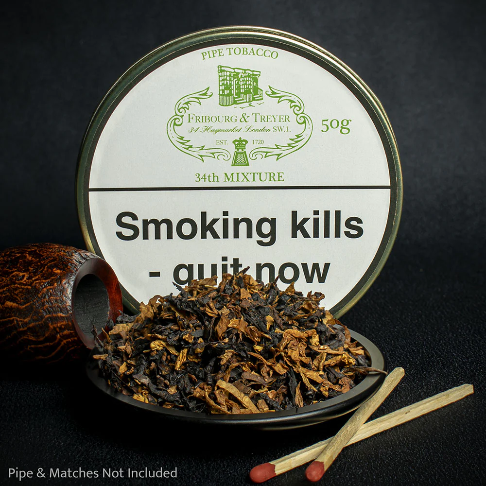 Fribourg and Treyer 34th Mixture Pipe Tobacco - 50g Tin Smoke-King
