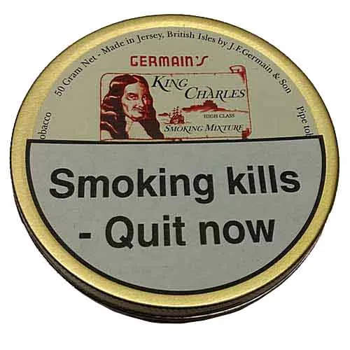 Germain's King Charles Smoking Mixture Pipe Tobacco 50g Tin - Shave ...