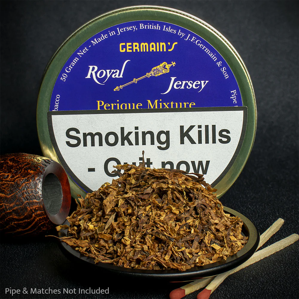 Germains RJ Perique Pipe Tobacco - 50g Tin " smoke-king