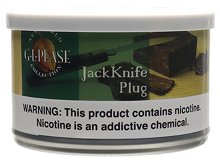 G. L. Pease JackKnife Plug 2oz | Buy G. L. Pease Pipe Tobacco at ...