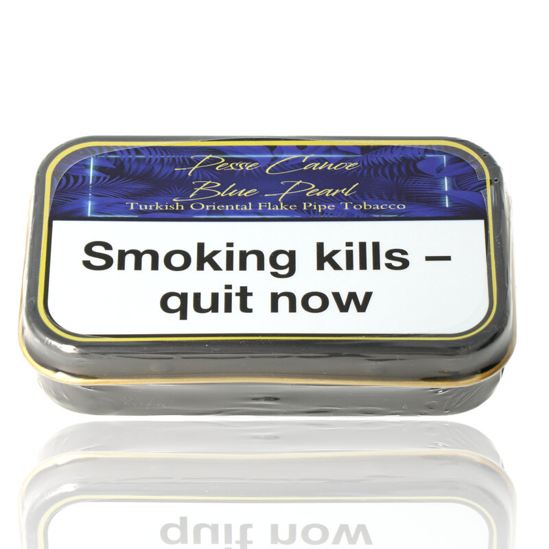 Gladora Pesse Canoe Blue Pearl | Aromatic Flake Pipe Tobacco