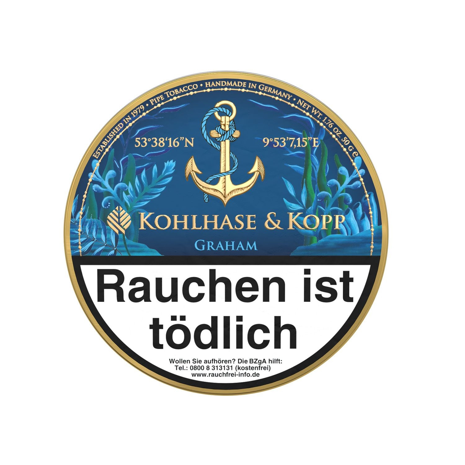 Kohlhase & Kopp Graham 50g - Caribbean Blue Aroma