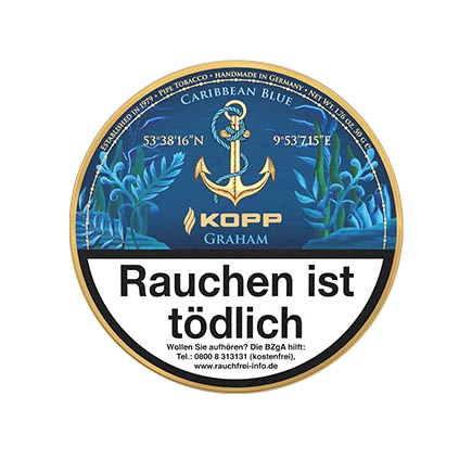Kopp Caribbean Blue - Graham 50gr. - Tabakmeier Freiburg Zigarren ...