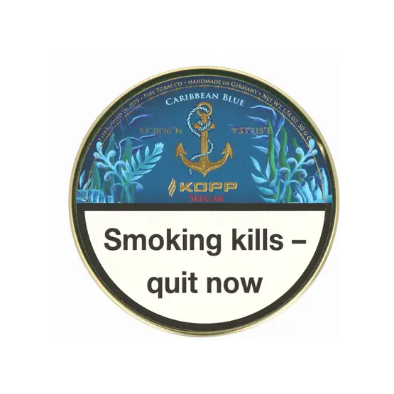 Kohlhase & Kopp Caribbean Blue Seegar Pipe Tobacco 50g - Single Tin ...