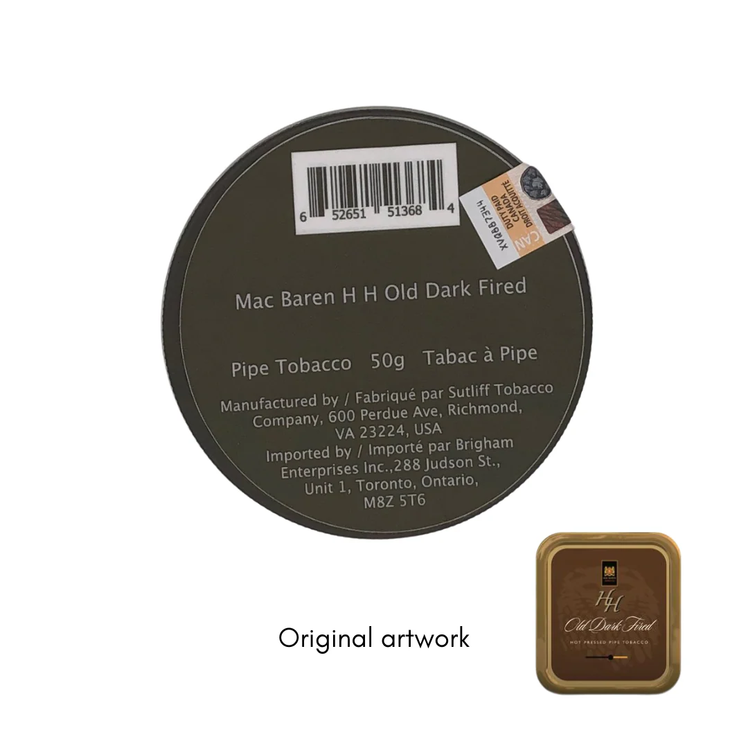 Mac Baren HH Old Dark Fired in Vancouver - City Cigar Emporium