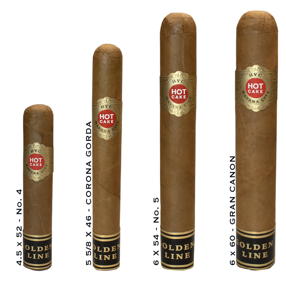 HVC Hot Cake Golden Line Connecticut Cigars - Buy Premium Cigars Online ...