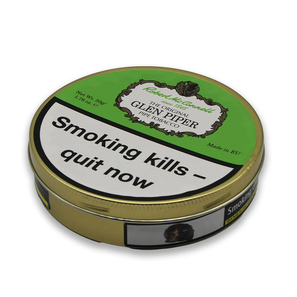 Robert McConnell GLEN PIPER Pipe Tobacco 50g Tin | Buy Online | Bull Brand