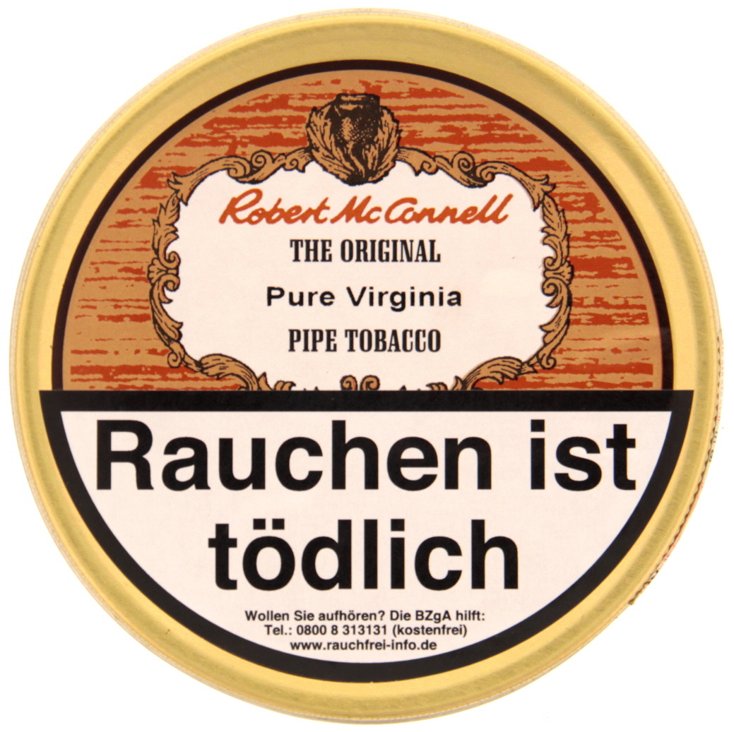Robert McConnell Pfeifentabak Pure Virginia 50g Dose | Cigarworld.de ...