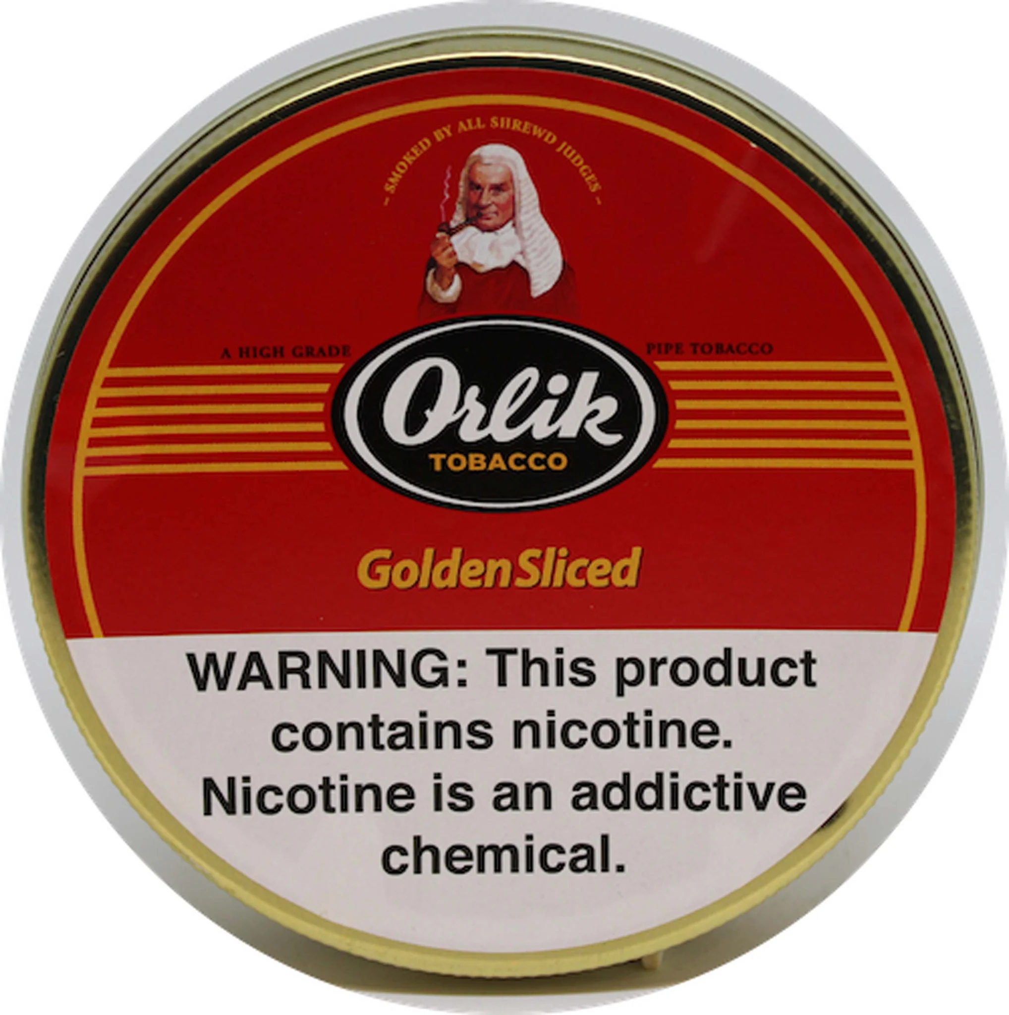 Orlik Golden Sliced 50g Tin - Arlington Pipe & Cigar Lounge