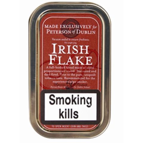 Peterson - Irish Flake - 50g Tin - Holmes Cuban Cigars