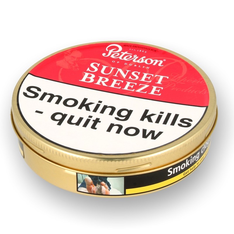 Peterson Sunset Breeze Tinned Pipe Tobacco (50g Tin) | Black Swan Shoppe