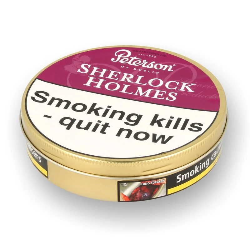 Peterson Sherlock Holmes Pipe Tobacco 50g Tin | Buy Online | Bull Brand