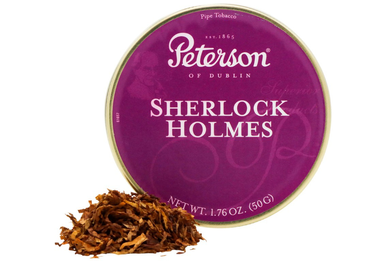 Peterson Sherlock Holmes Pipe Tobacco Tin 5ct - Habano Cigars