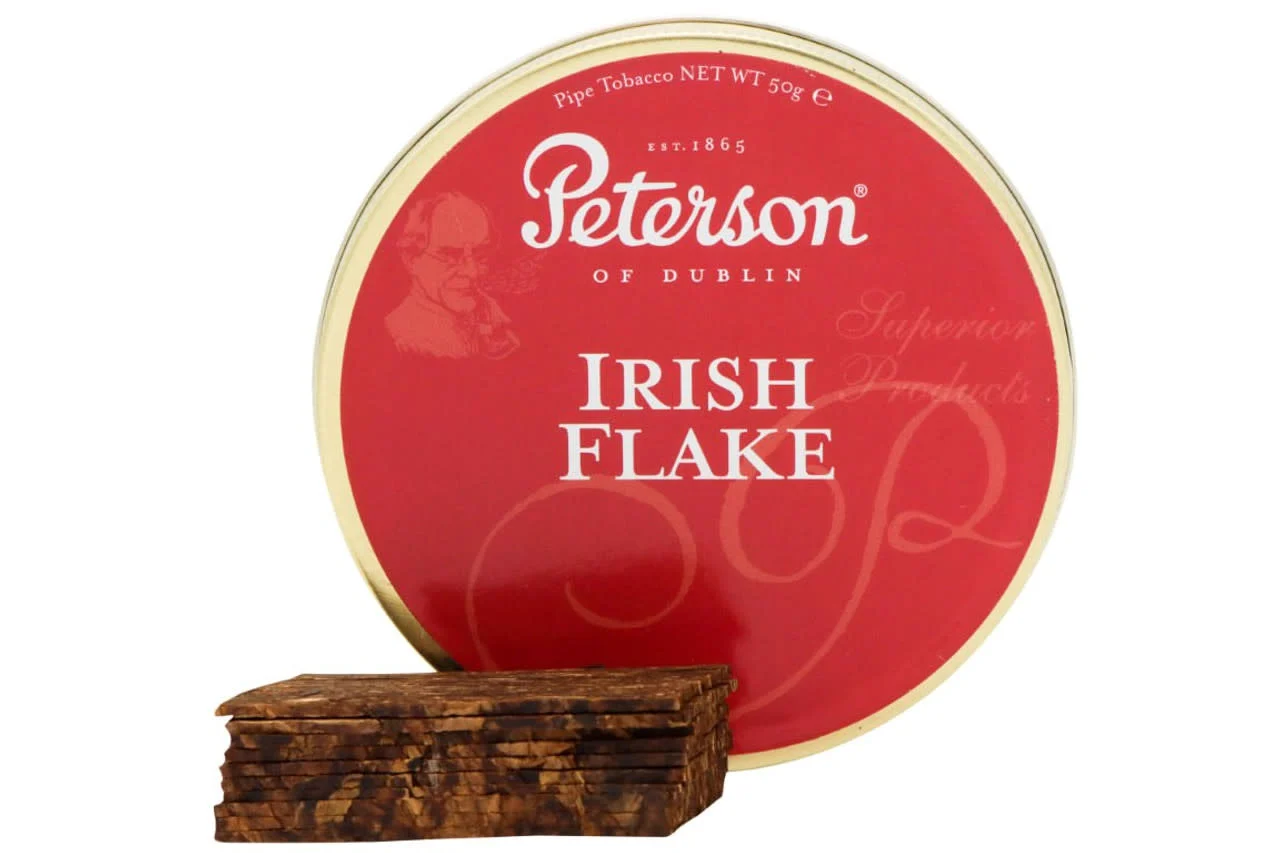Peterson Pipe Tobacco - Irish Flake 50g - The Cigar Merchant of Roswell