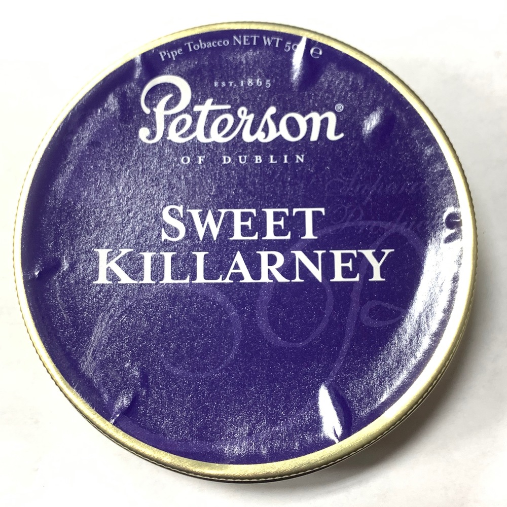 Peterson Sweet Killarney 50g tin - Boswell Pipes - Premium Tobacco
