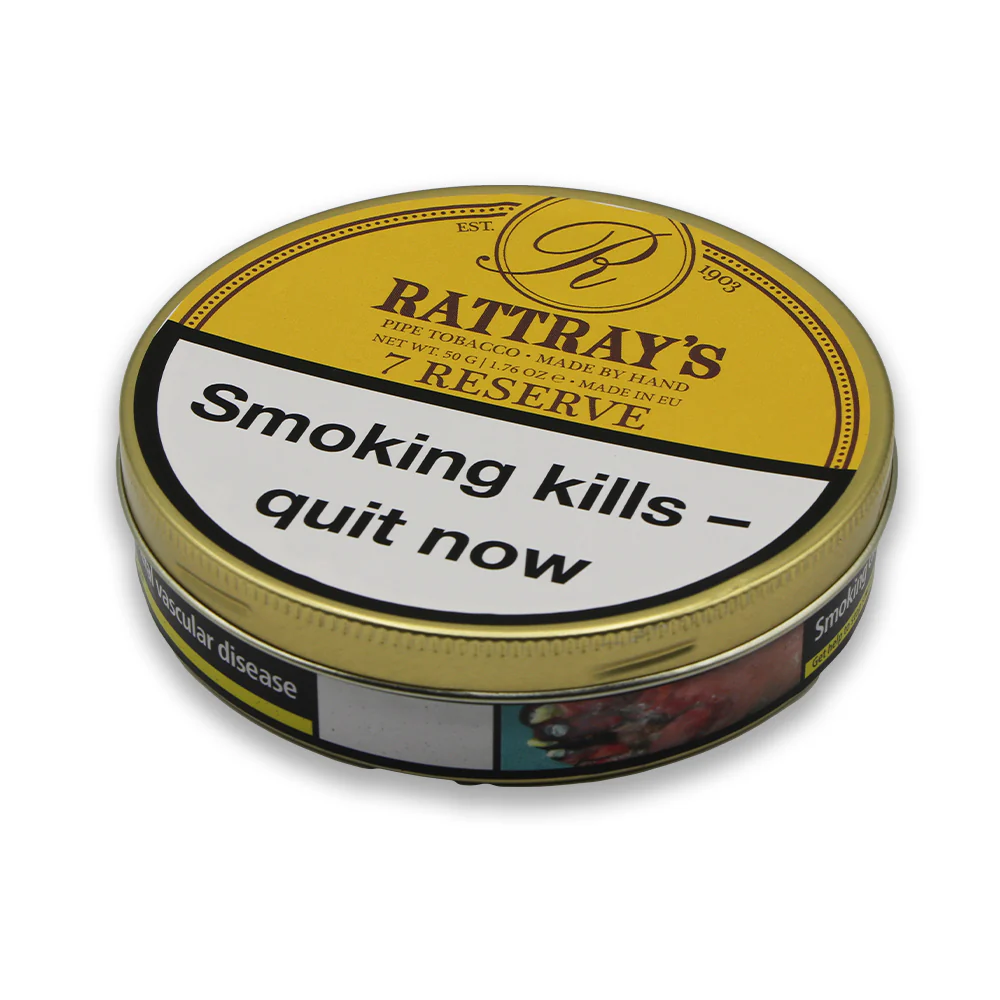 Rattray's 7 RESERVE Pipe Tobacco 50g Tin | Buy Online | Bull Brand
