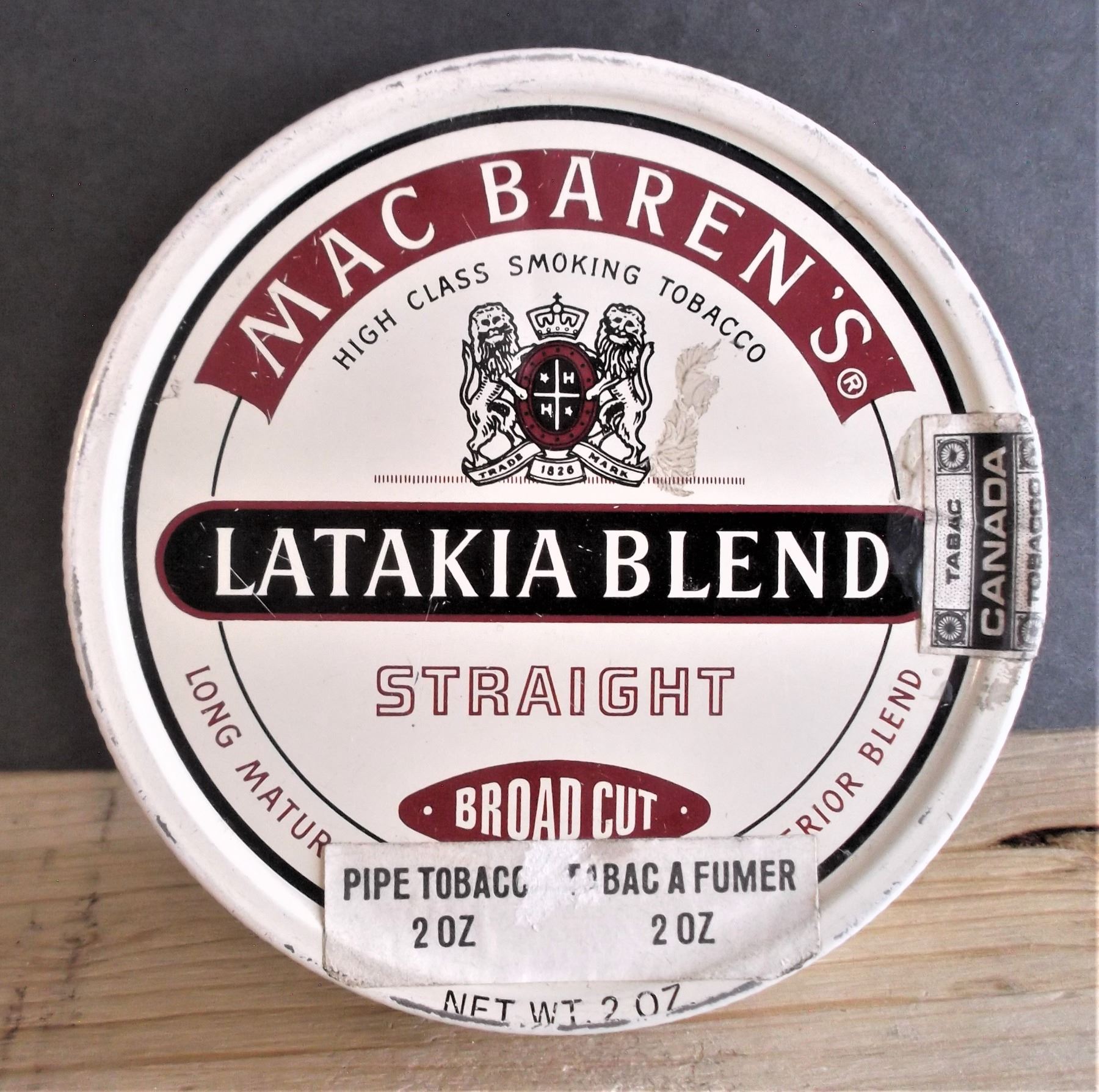 Mac Baren's Latakia Blend Tobacco Tin