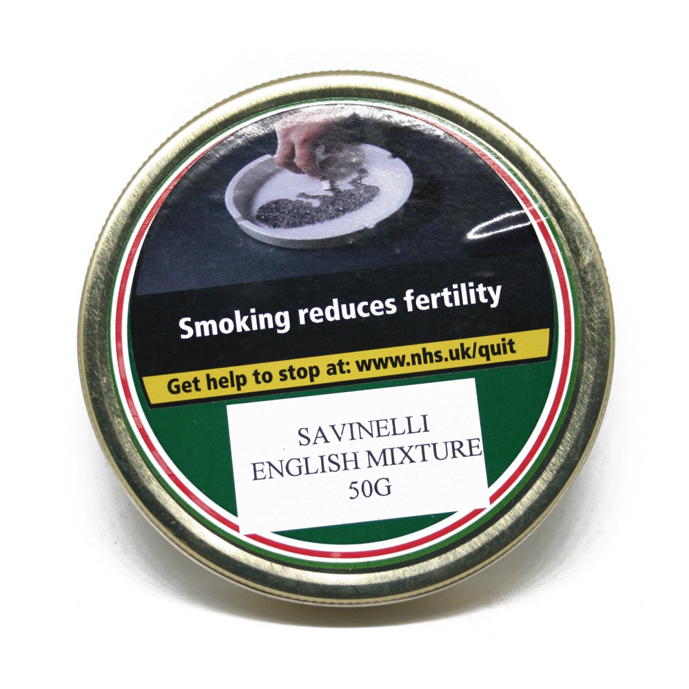 Savinelli - English Mixture - 50g Tin - GQ Tobaccos