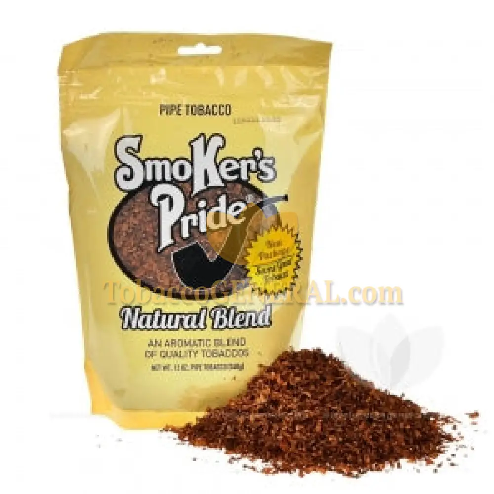 Smoker's Pride Natural Blend Pipe Tobacco 12 oz. Pack - Tobacco General