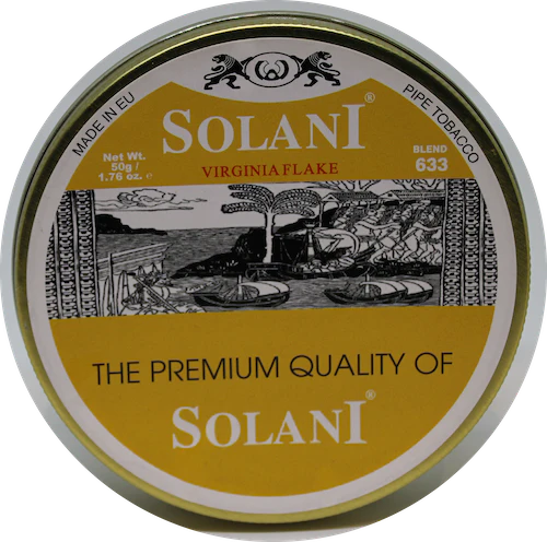 Solani 633 Virginia Flake 50g Tin - Arlington Pipe & Cigar Lounge