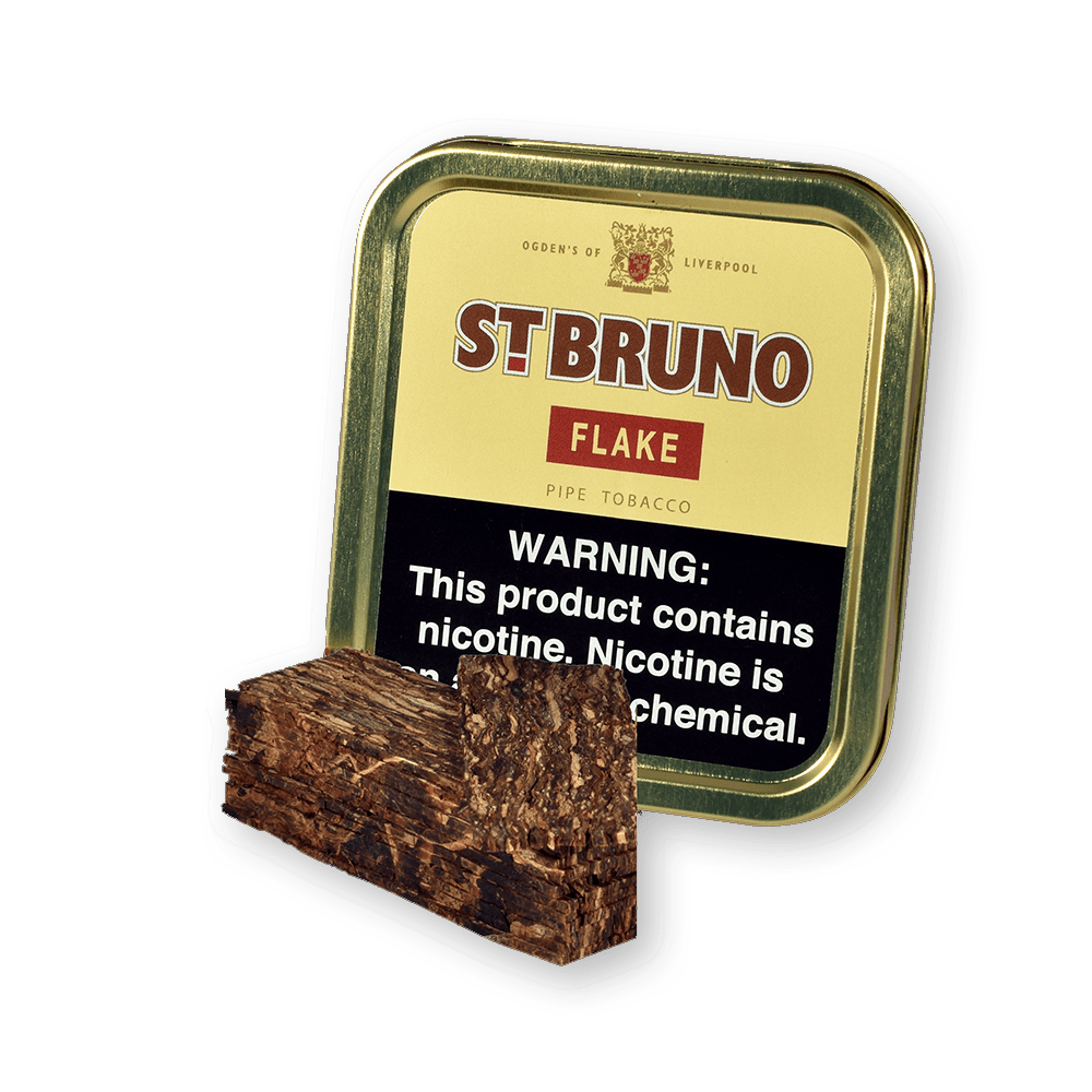 St Bruno Flake 1.75 oz Tin - Boswell Pipes - Premium Tobacco