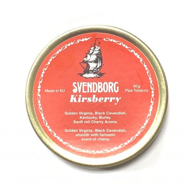 Svendborg Kirsberry Pipe Tobacco 50g Tin - Boswell Pipes