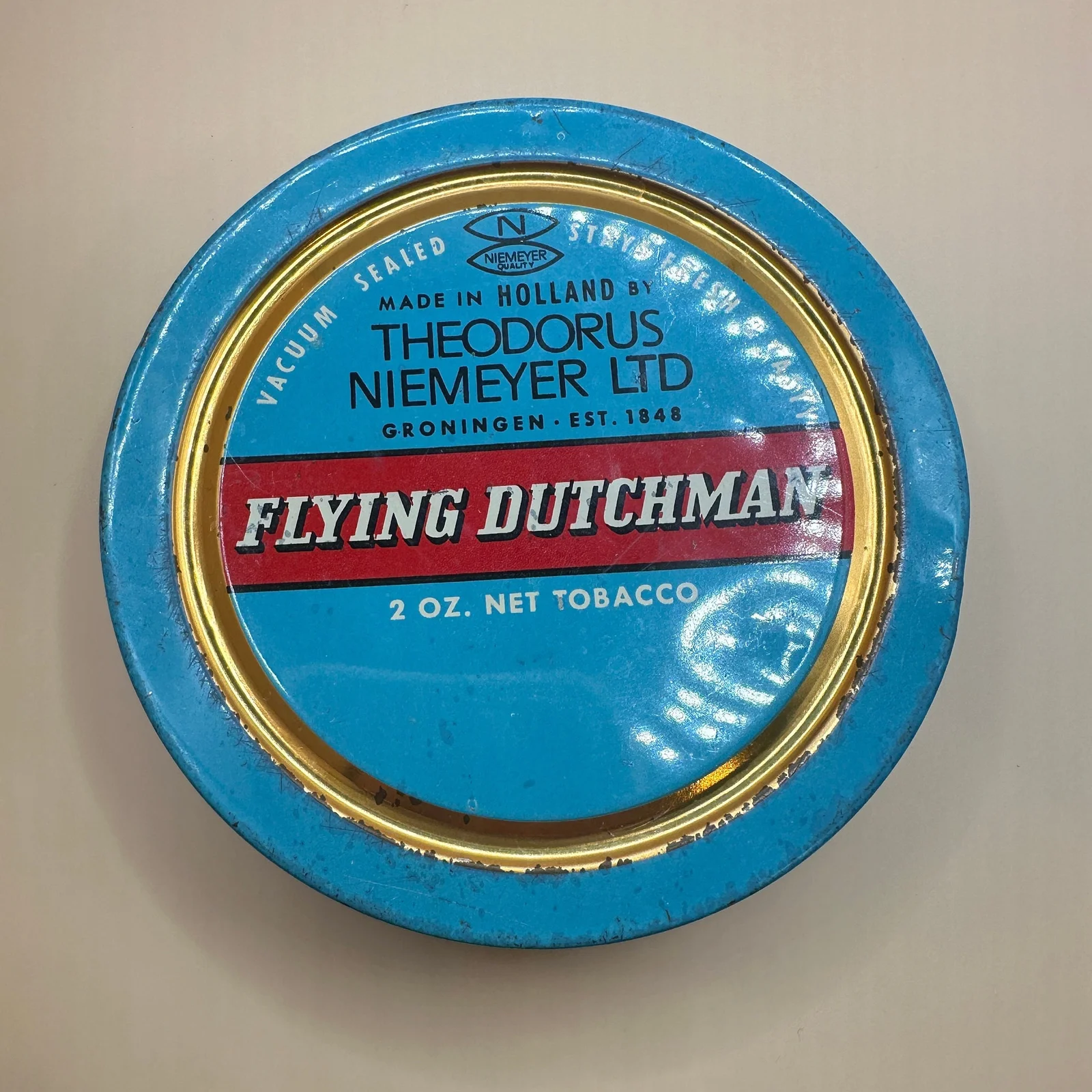 Vintage Flying Dutchman Aromatic Pipe Tobacco Tin | Vintage Attic Finds