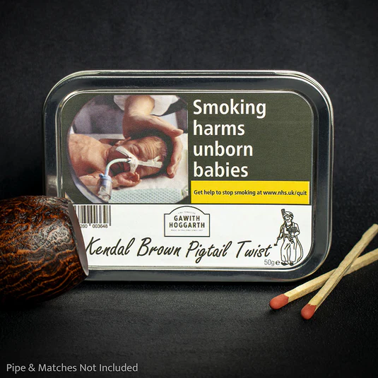 Gawith Hoggarth Brown Pigtail Twist Pipe Tobacco - 50g Tin