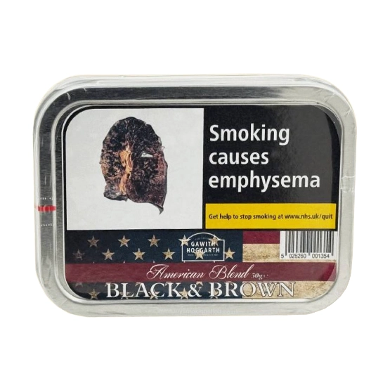 Gawith Hoggarth American Black and Brown Pipe Tobacco 50g - Single Tin ...
