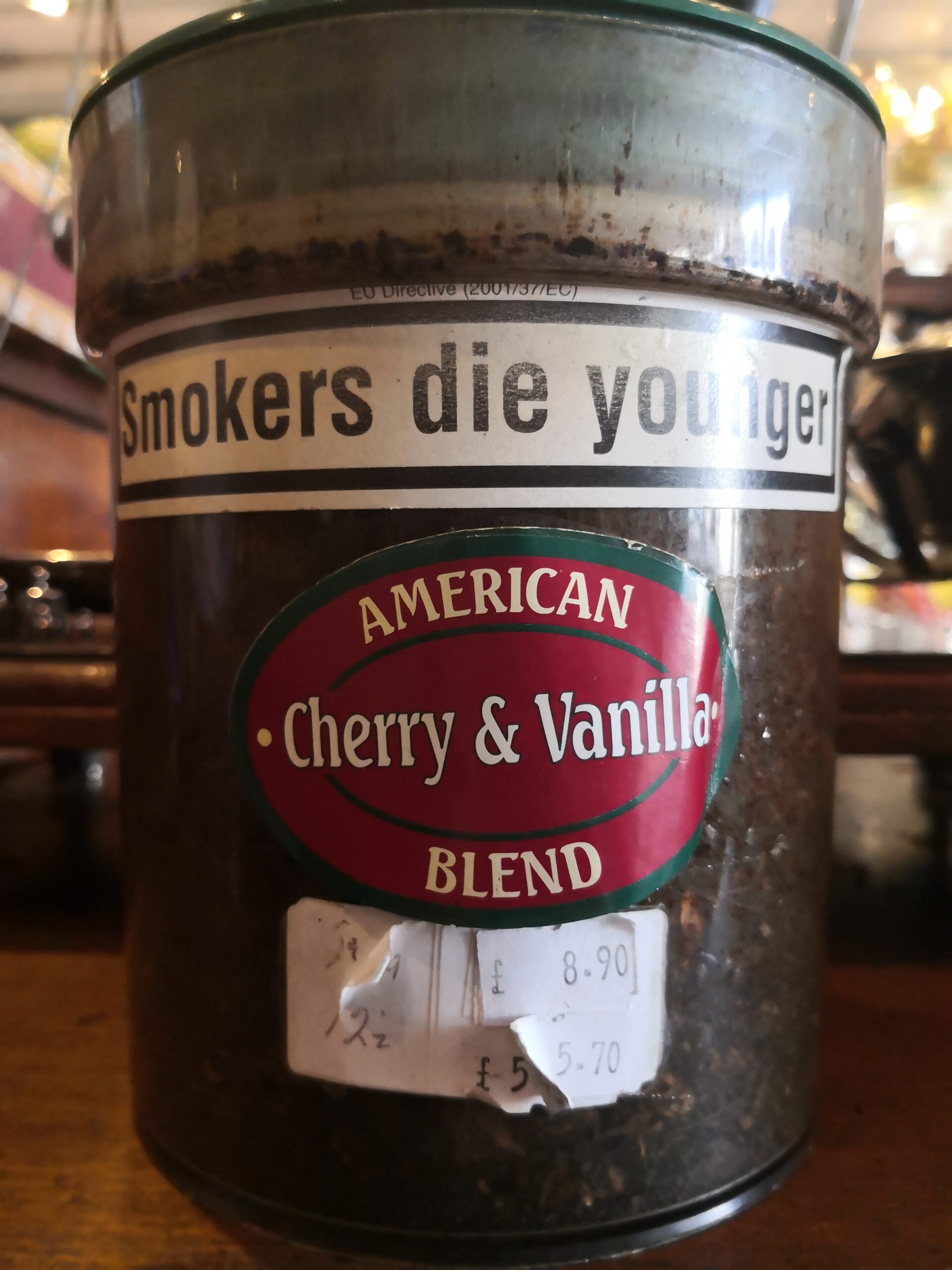 Gawith Hoggarth American Cherry & Vanilla Loose Pipe Tobacco 12.5g ...