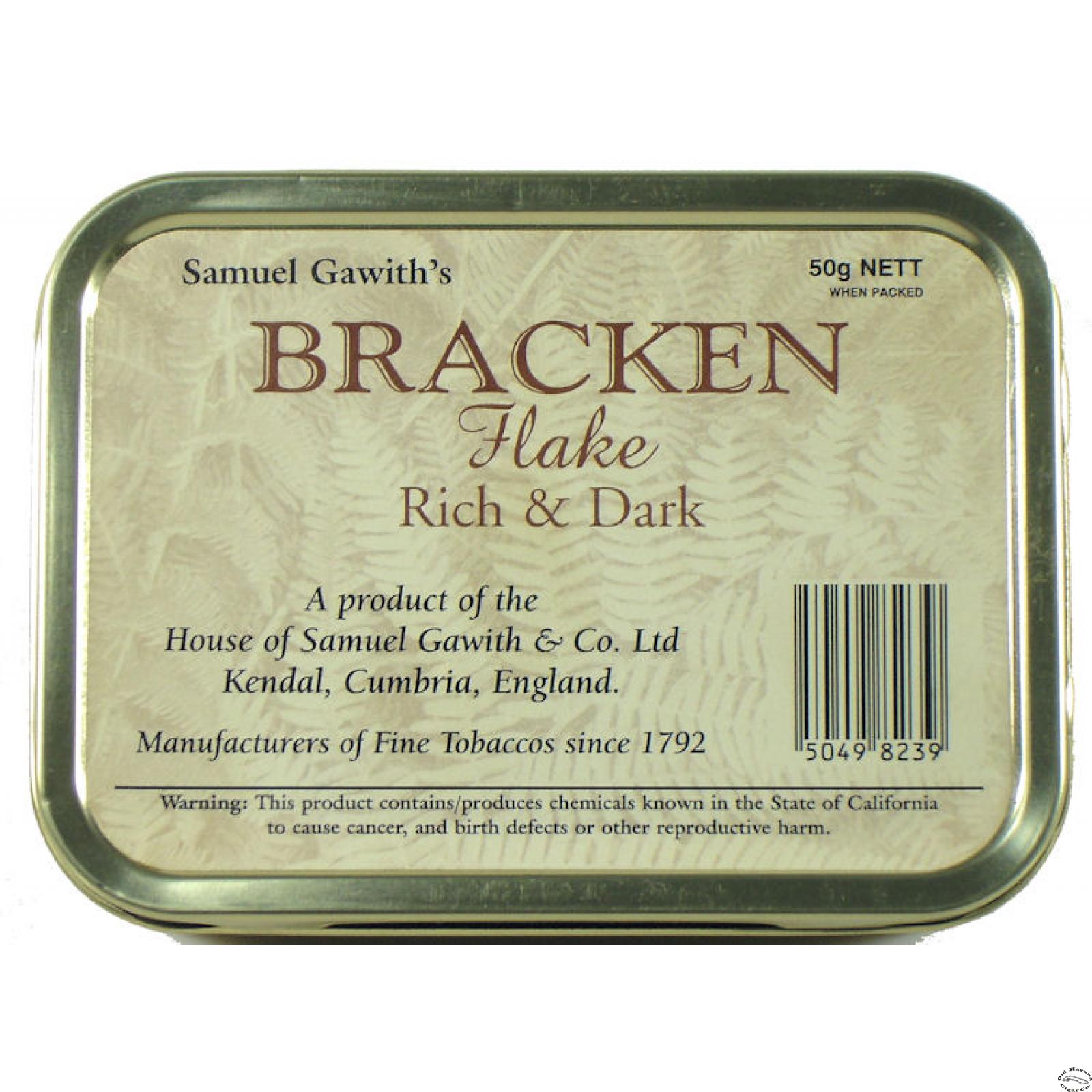Samuel Gawith Bracken Flake - 凤尾草切片（纯弗吉尼亚，杏仁胡桃）
