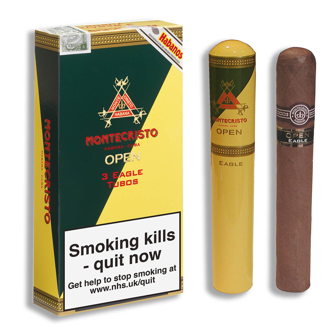 Montecristo Open Eagle in Tube / Pack of 3 - Cigars Unlimited