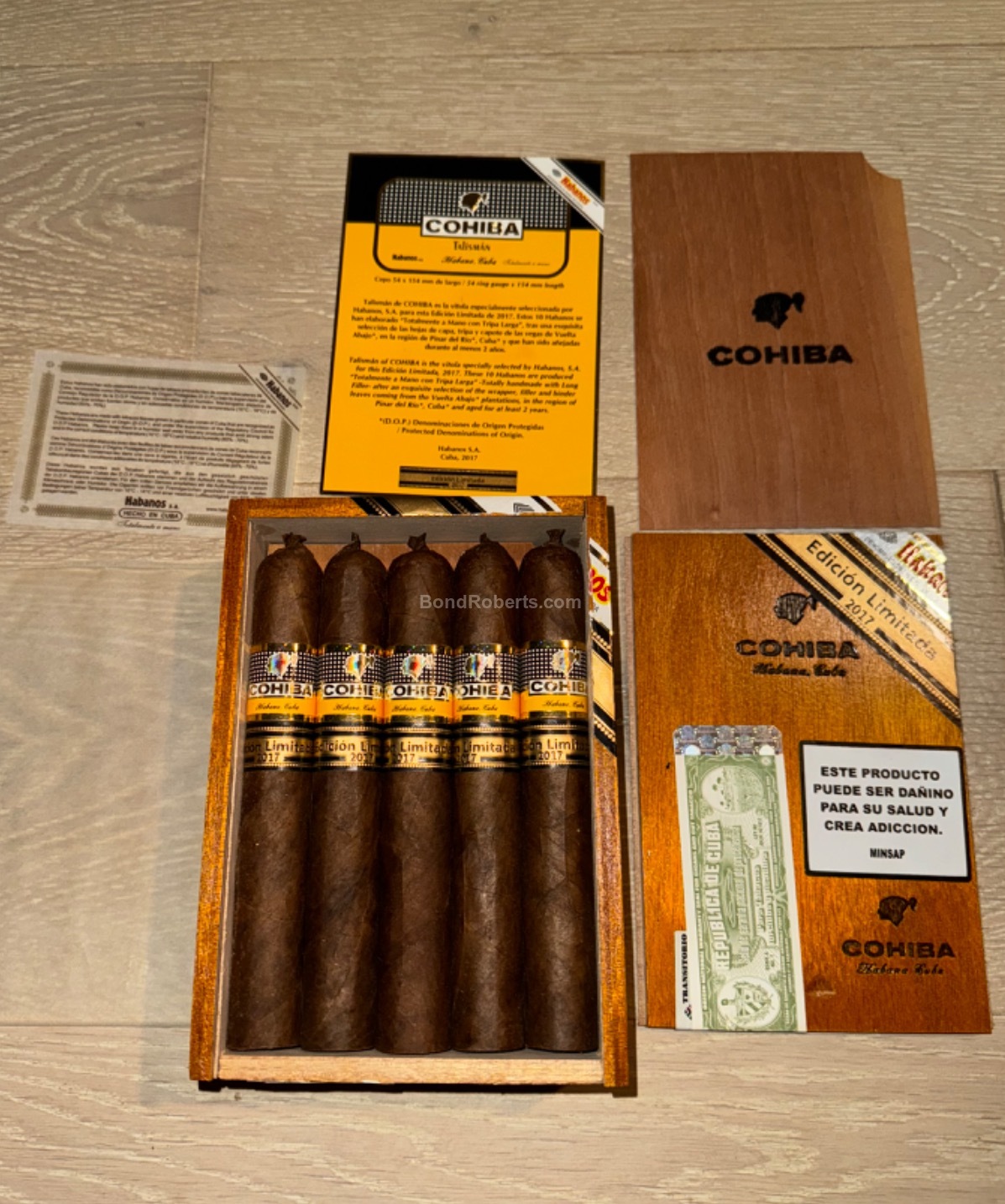 Cohiba Talismán Edición Limitada 2017 Varnished Slide Lid Box of 10 ...