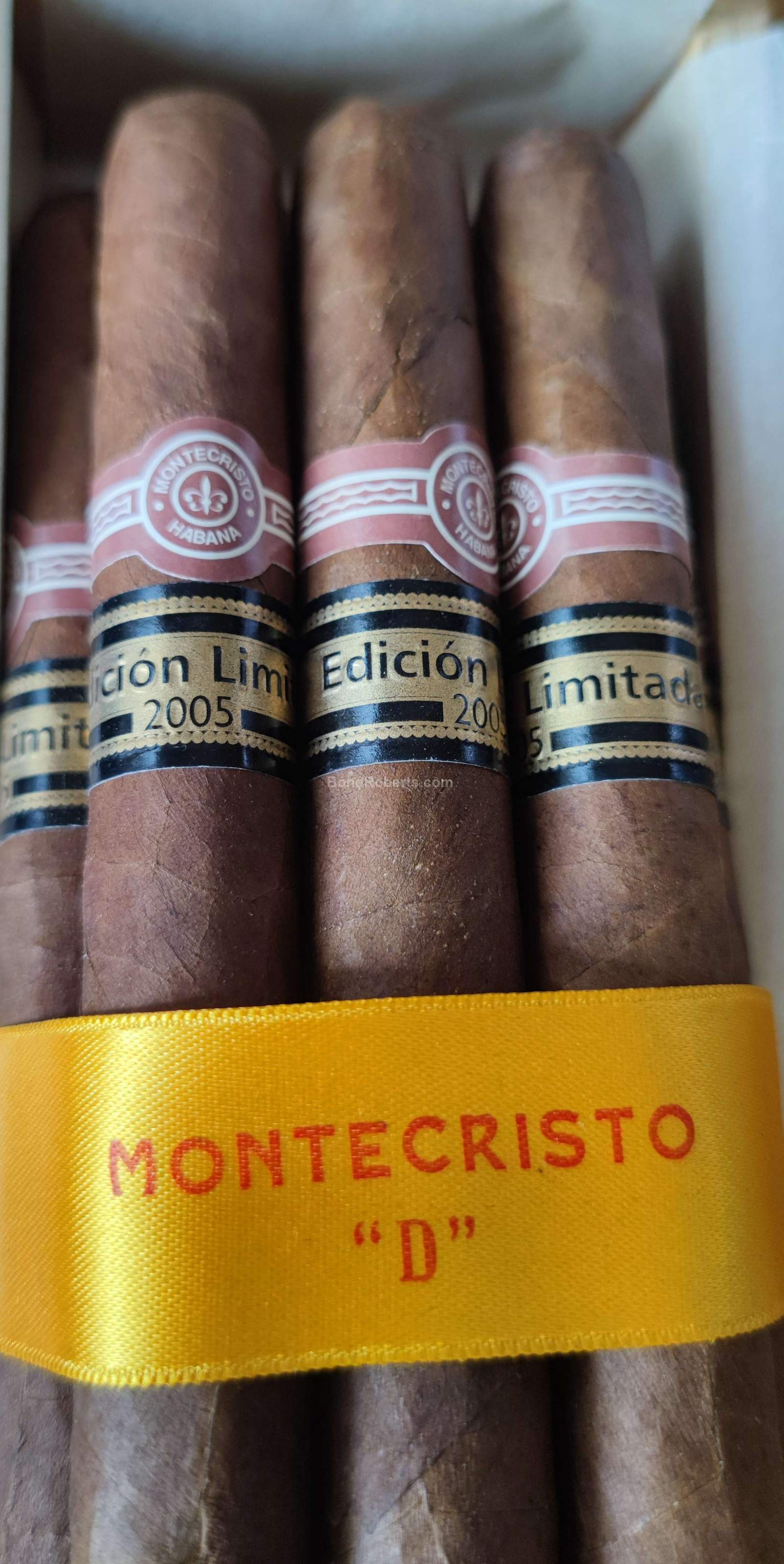 Montecristo Montecristo D Edición Limitada 2005 Varnished 8-9-8 Box of ...