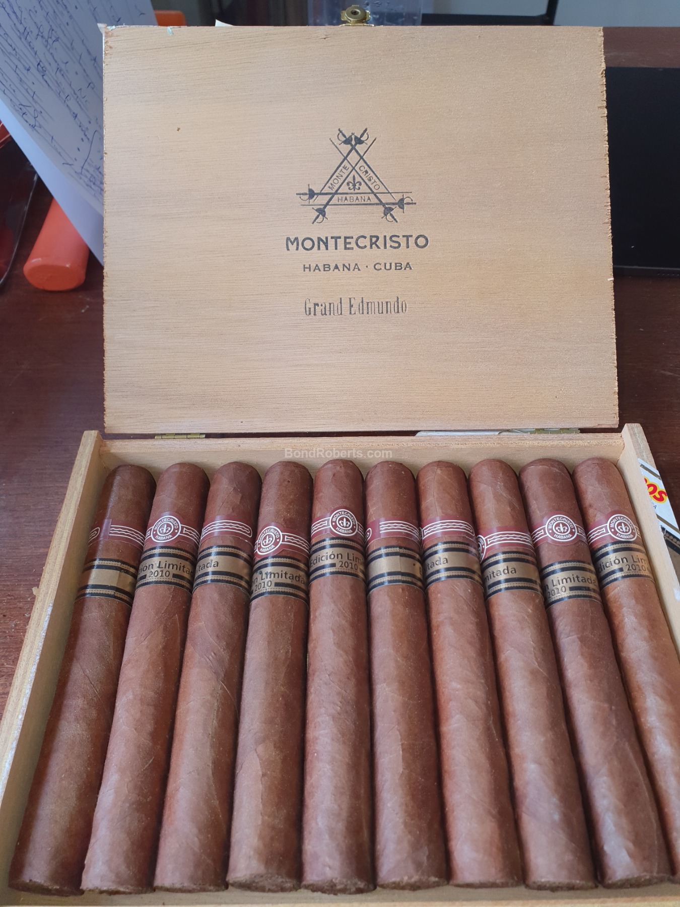 Montecristo Grand Edmundos Edición Limitada 2010 Semi Boite Nature Box ...