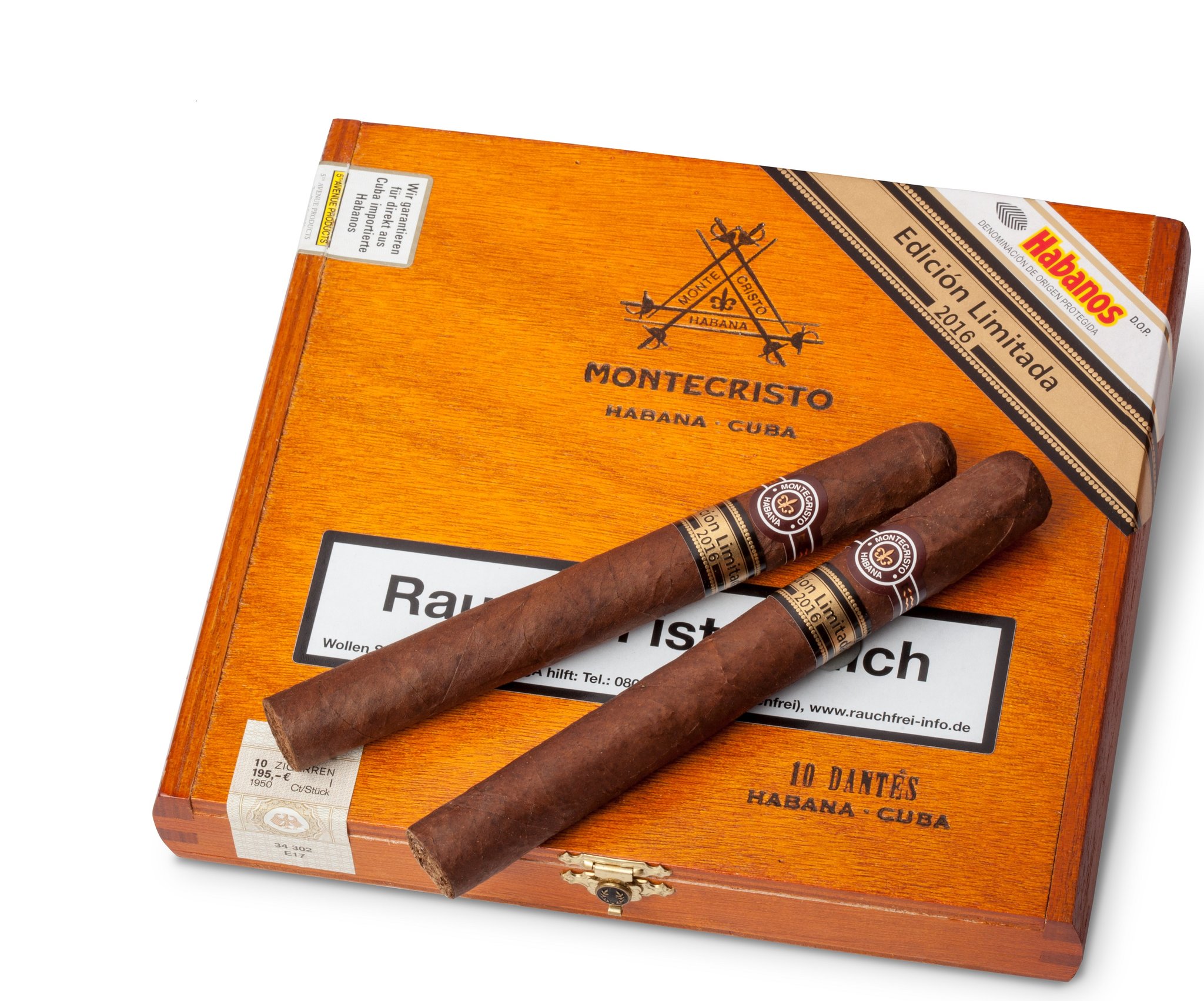 Montecristo Edición Limitada Dantés (2016) | Cigarworld.de Zigarren ...