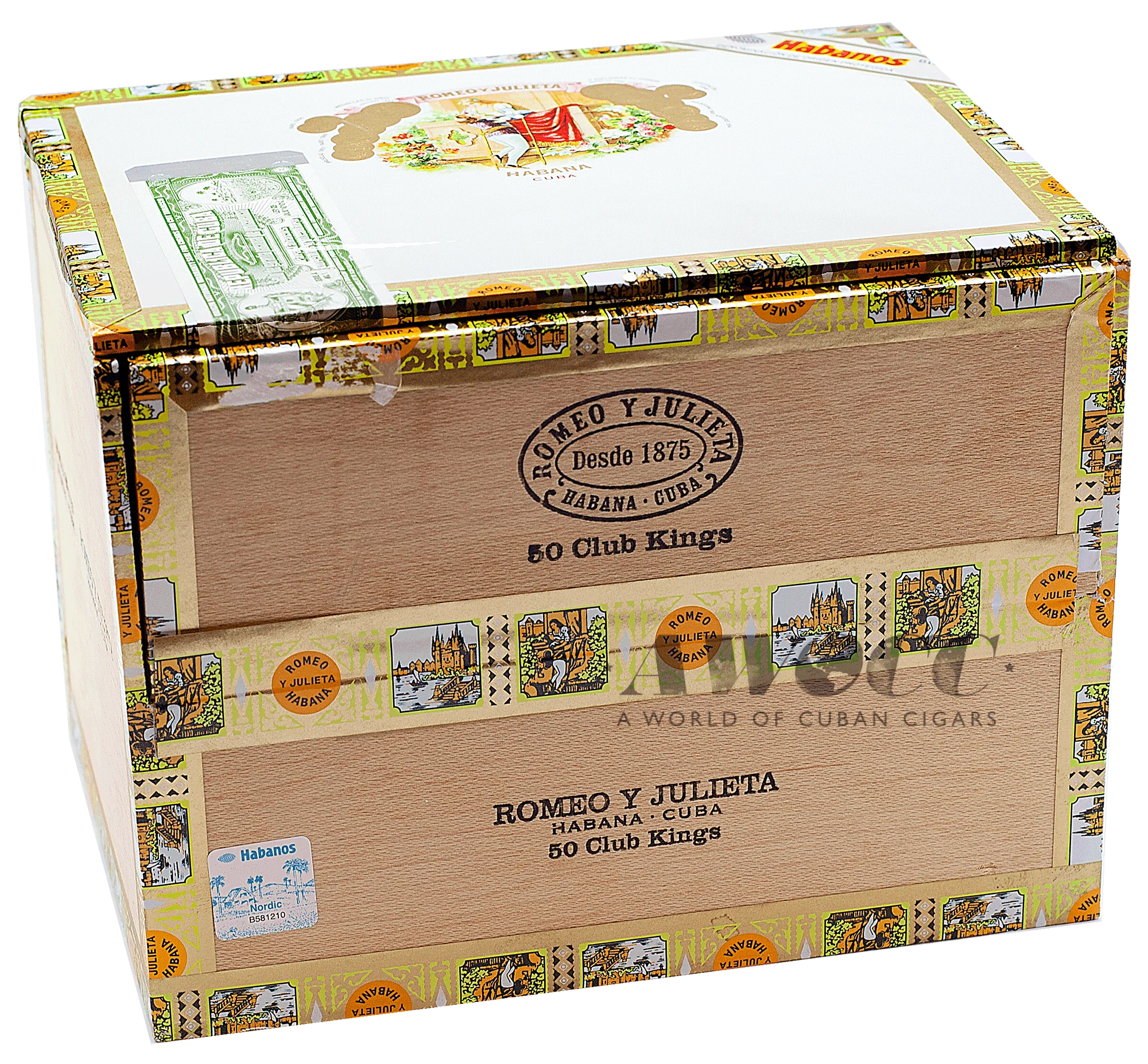 Romeo y Julieta 50 Club Kings (10 box of 5) - AWOCC