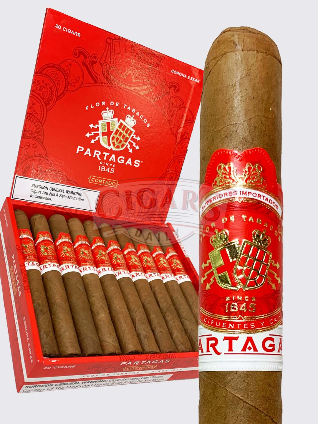 Partagas Cortado Robusto (5×50) - Cigars Daily