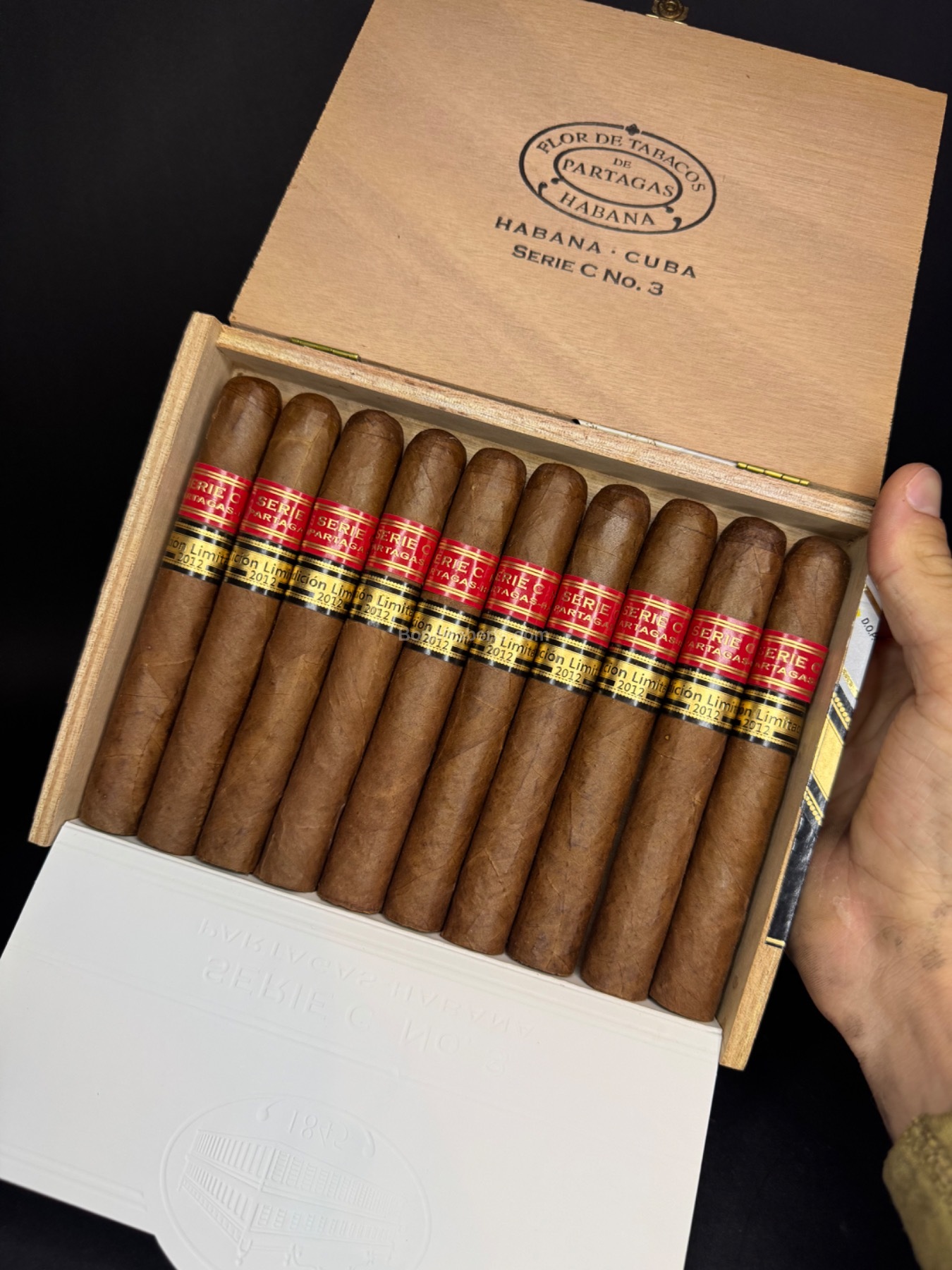 Partagás Serie C No.3 Edición Limitada 2012 Semi Boite Nature Box of 10 ...
