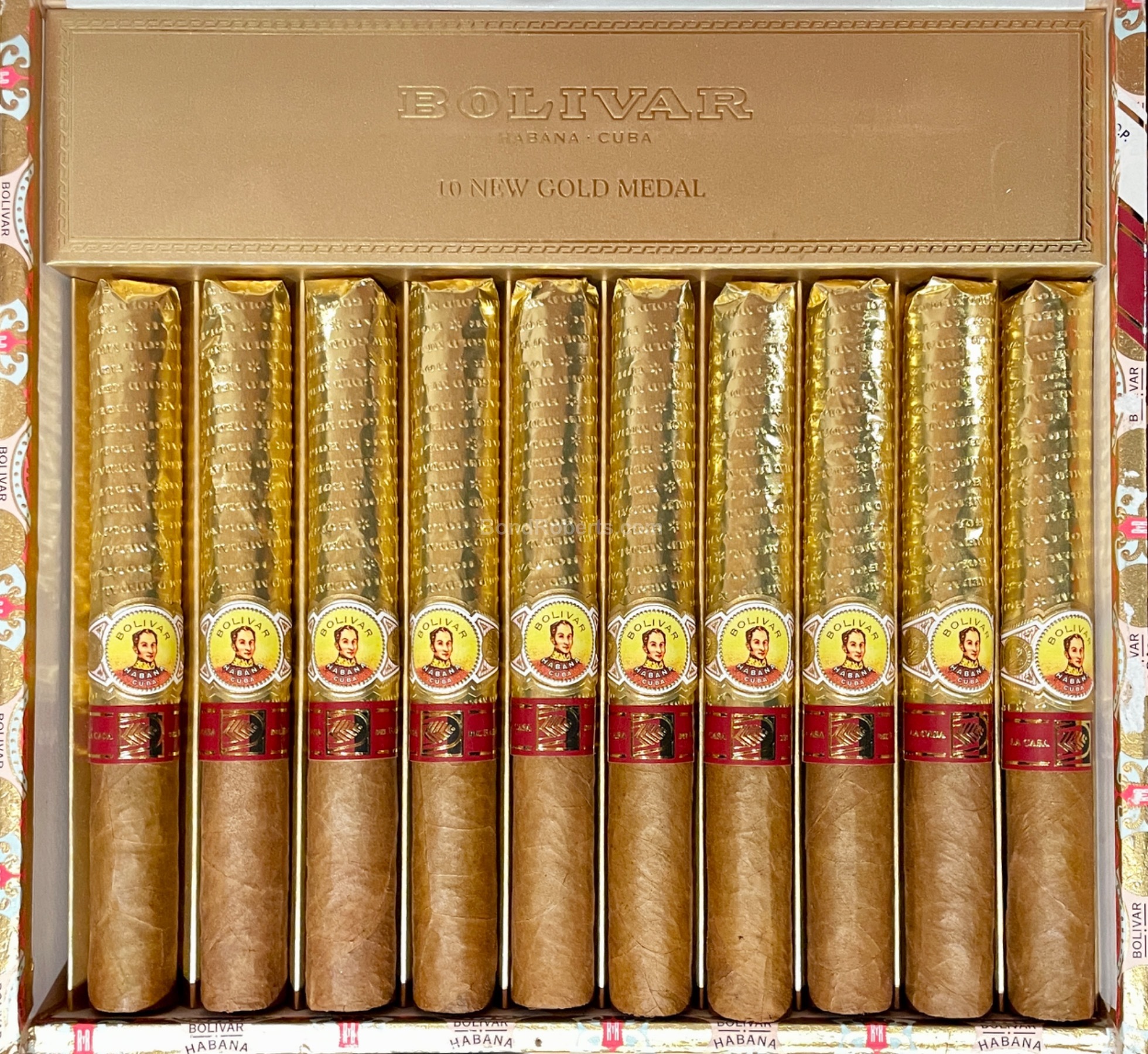 Bolívar New Gold Medal LCDH Exclusivo 2023 Dress box of 10 cigars in ...
