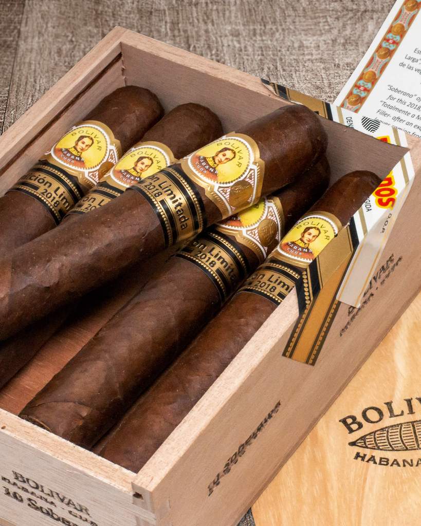 Buy Bolivar Soberanos Edición Limitada 2018 Cigar - Box 10 - Cuban ...