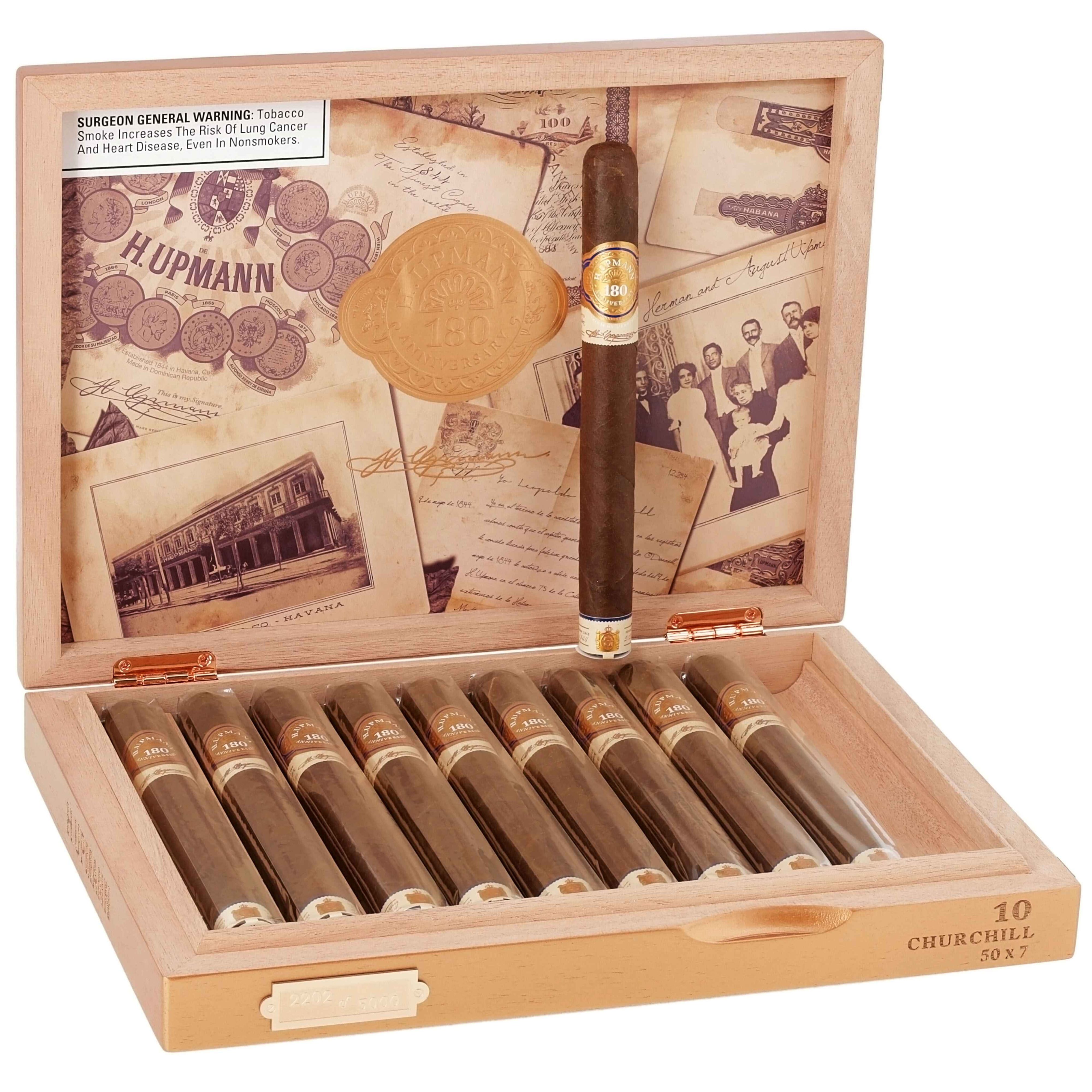 H. Upmann 180th Anniversary Churchill Cigars | Cigar Country