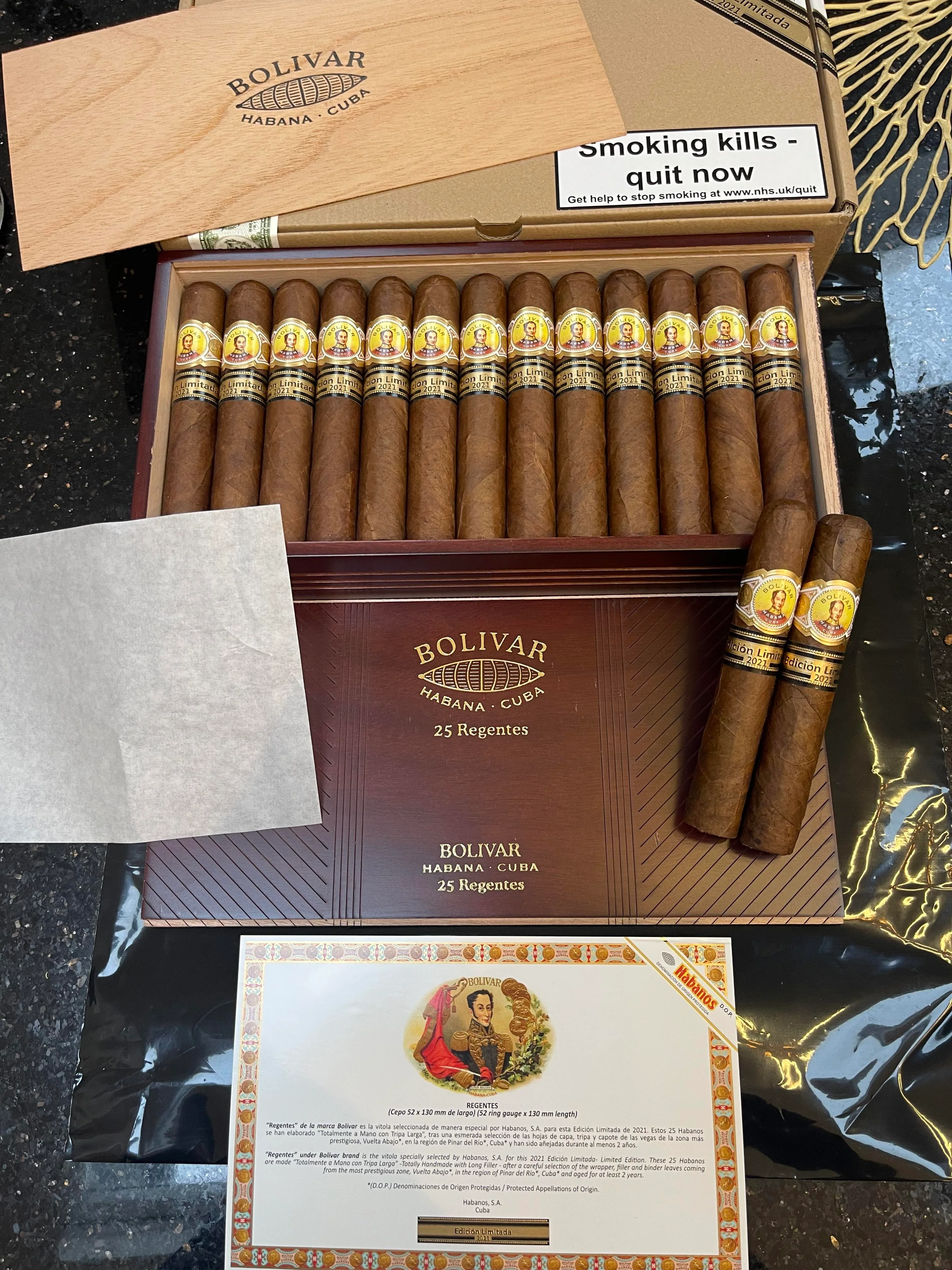 Bolívar Edición Limitada 2021 Regentes 玻利瓦尔 2021 年度限量摄政王