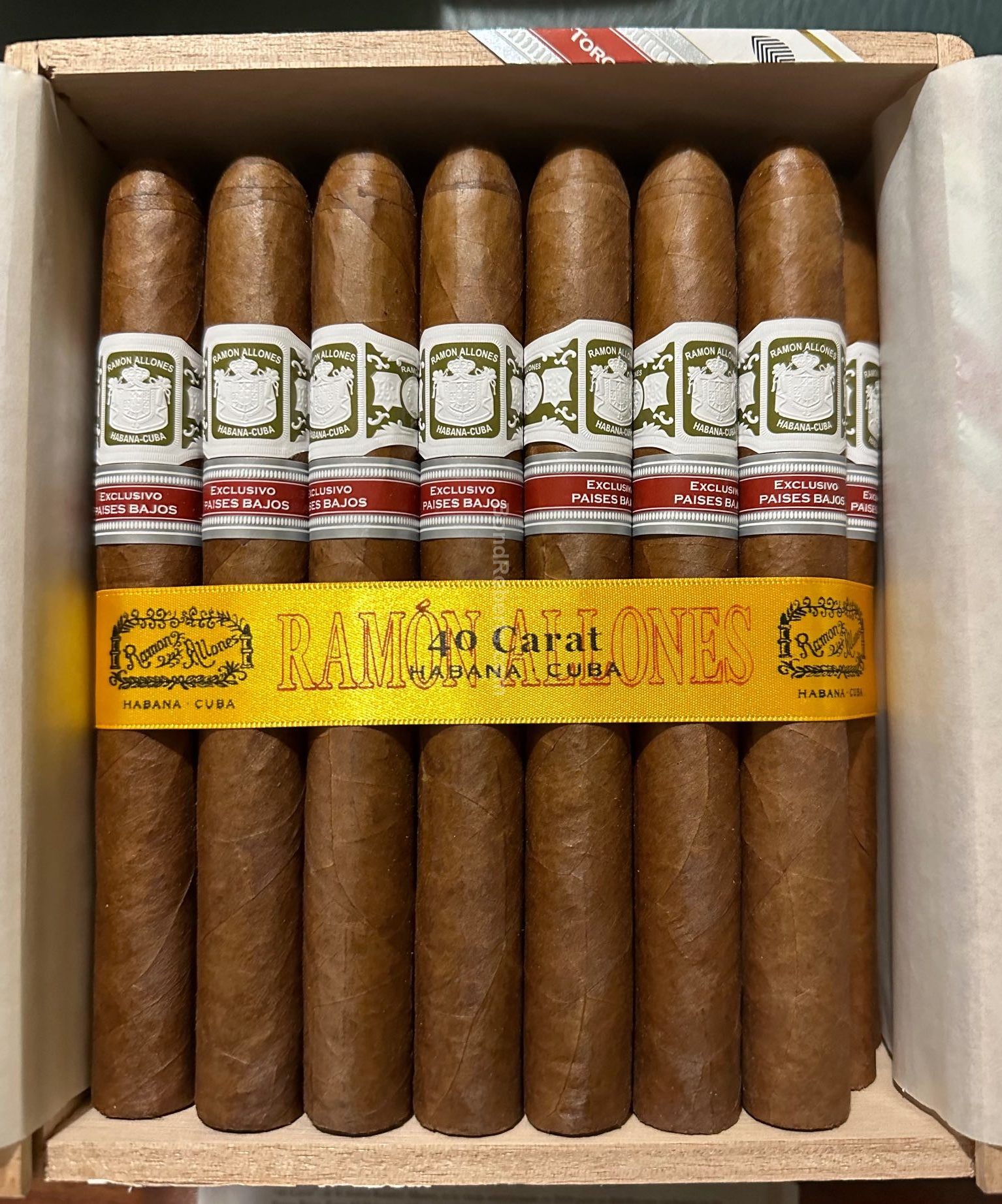 Ramón Allones 40 Carat Edición Regional Países Bajos 2022 Numbered ...
