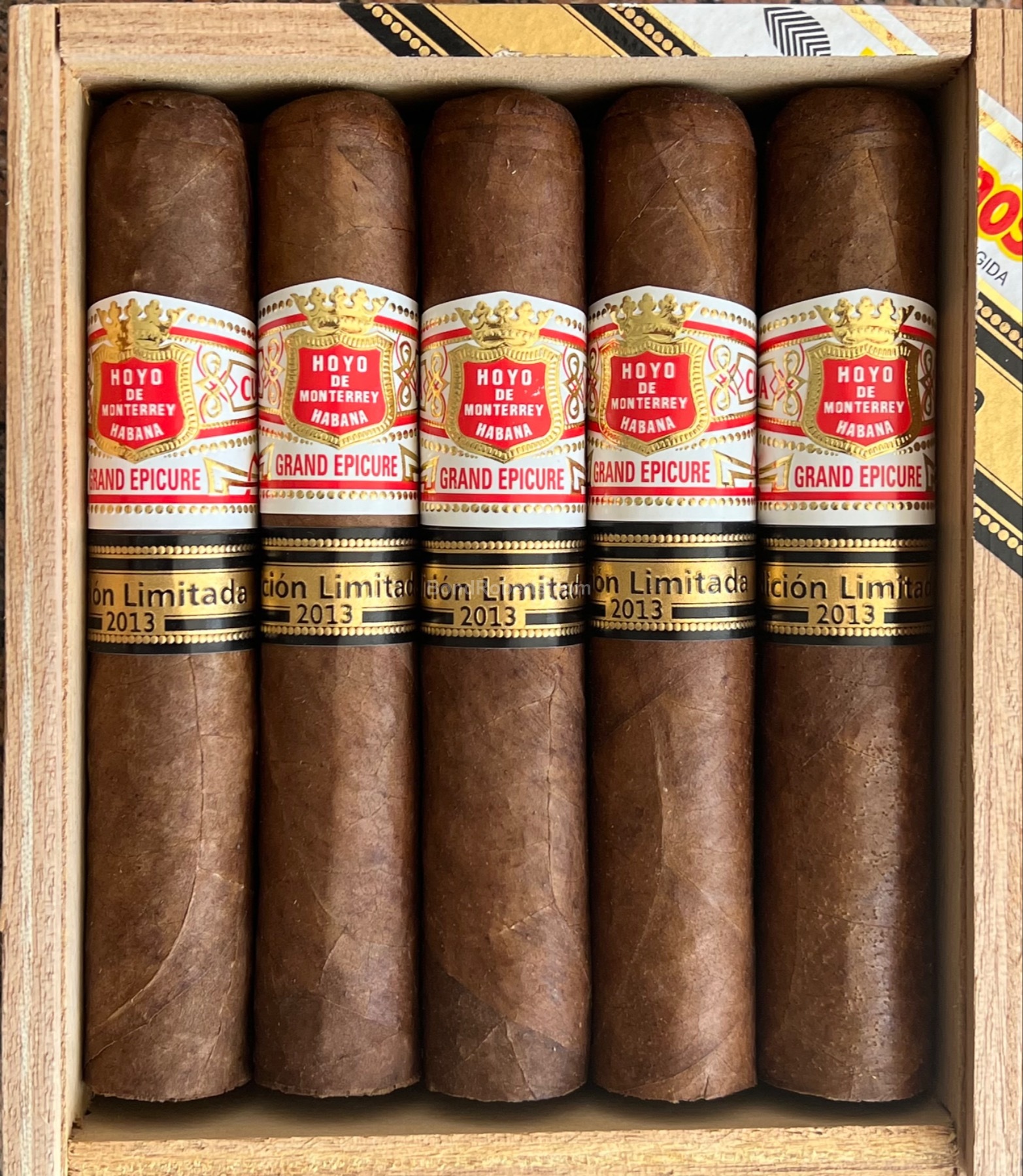 Hoyo de Monterrey Grand Epicure Edición Limitada 2013 Slide Lid Box of ...