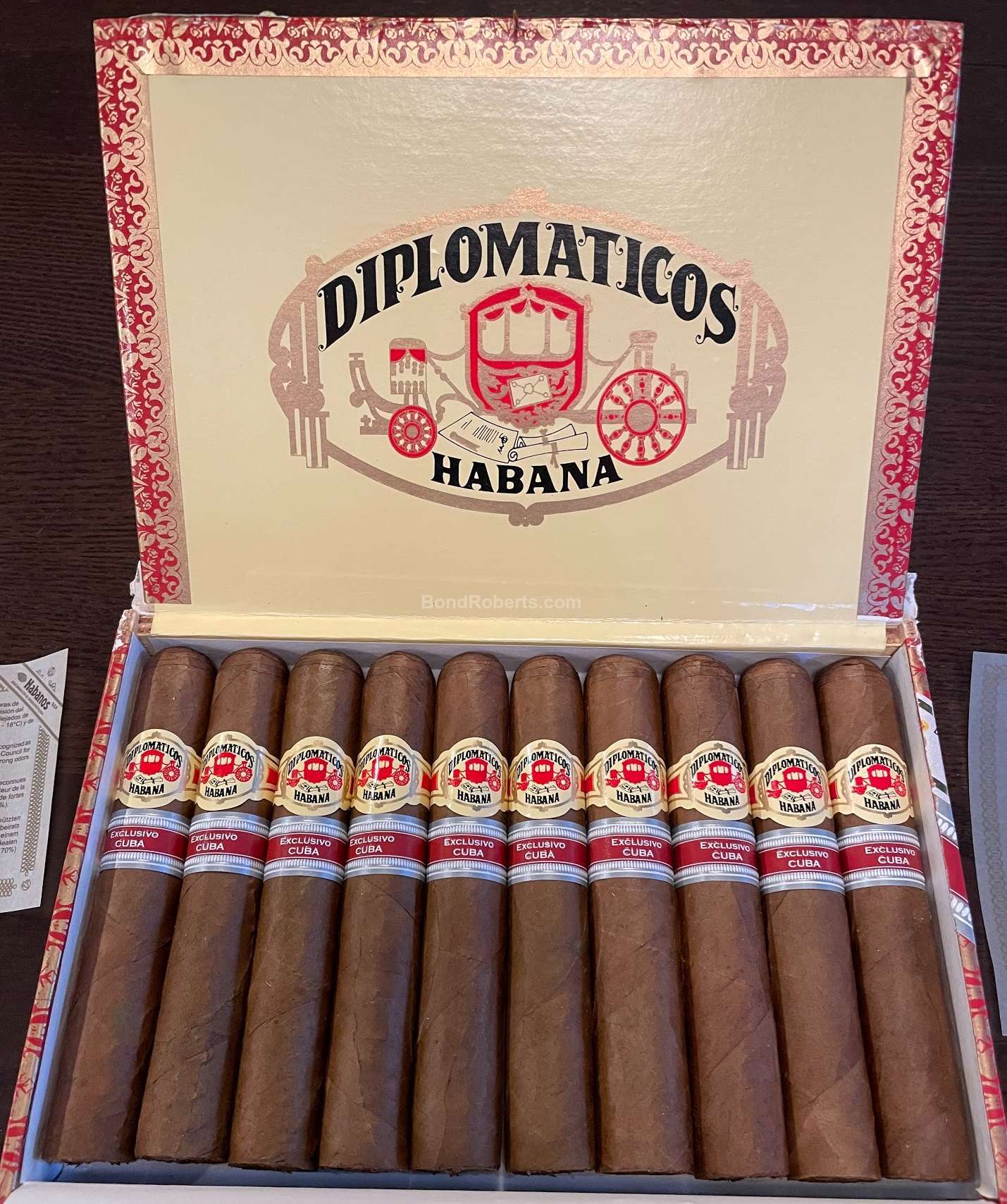 Diplomáticos Excelencia Edición Regional Cuba 2015 Dress Box of 10 ...
