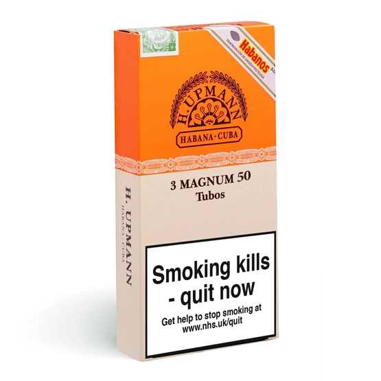 H. Upmann Magnum 50 Cigar - Pack of 3 Tubos - Tobaccove