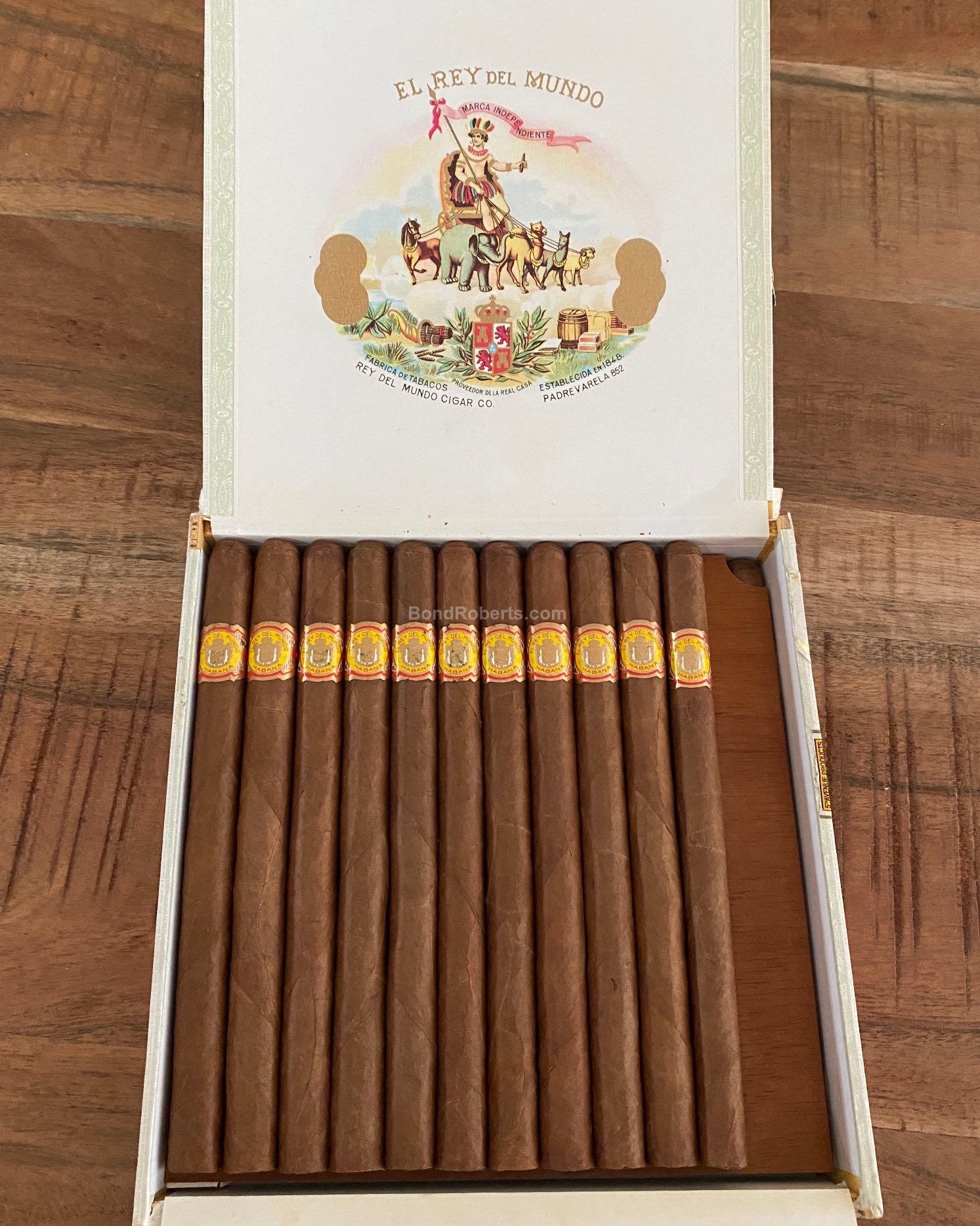 El Rey del Mundo Grandes de España 2008 Dress Box of 25 cigars 7019