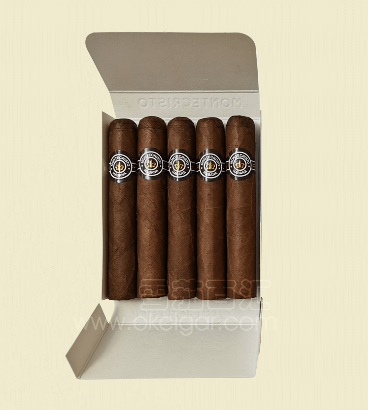 古巴蒙特5号雪茄5* 5支纸盒装 MONTECRISTO No.5-特惠产品-雪茄百汇