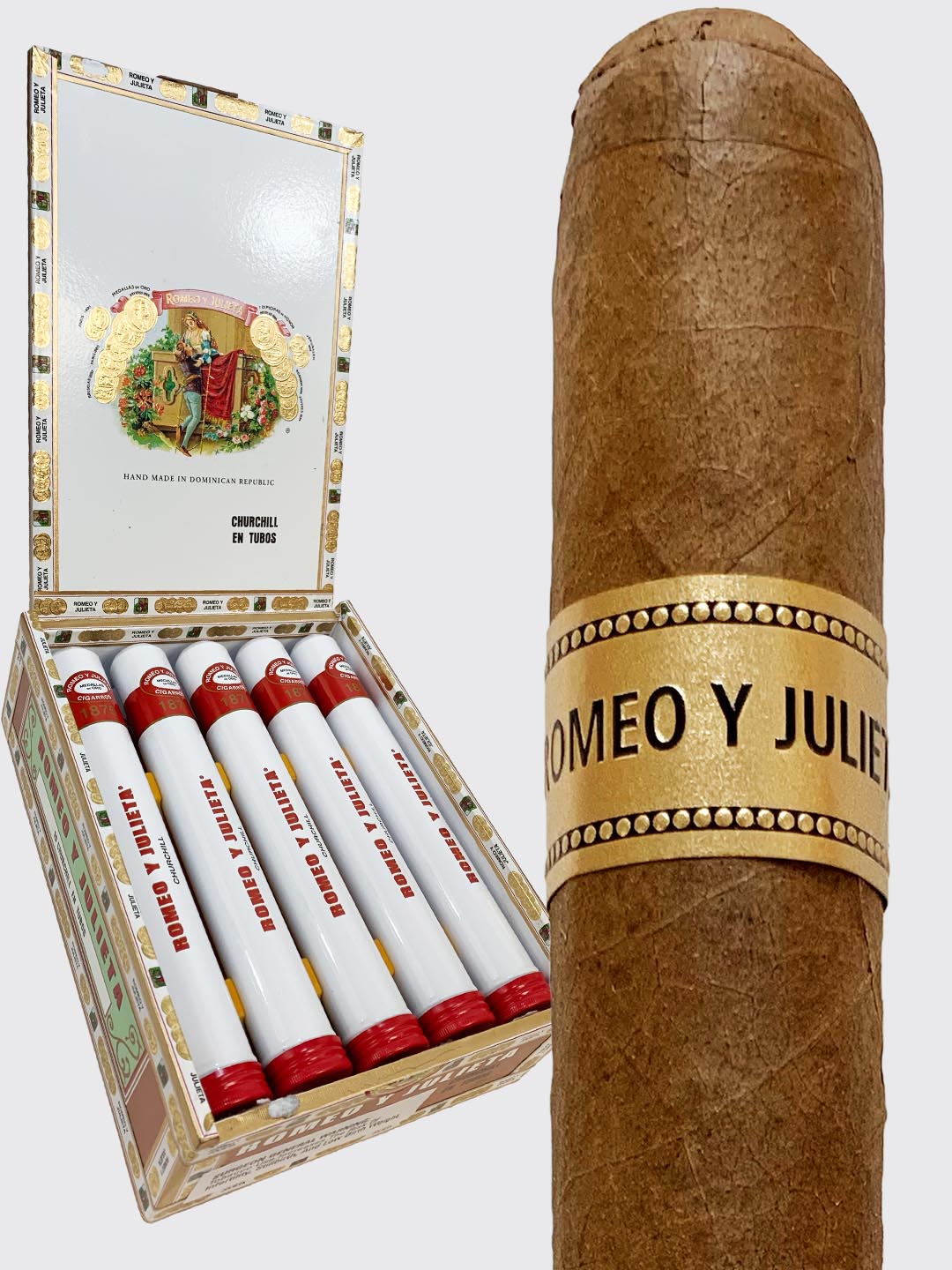 Romeo Y Julieta 1875 Churchill En Tubo - Cigars Daily